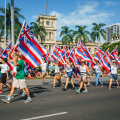 King Kamehameha Celebration Floral Parade Honolulu Hawaii