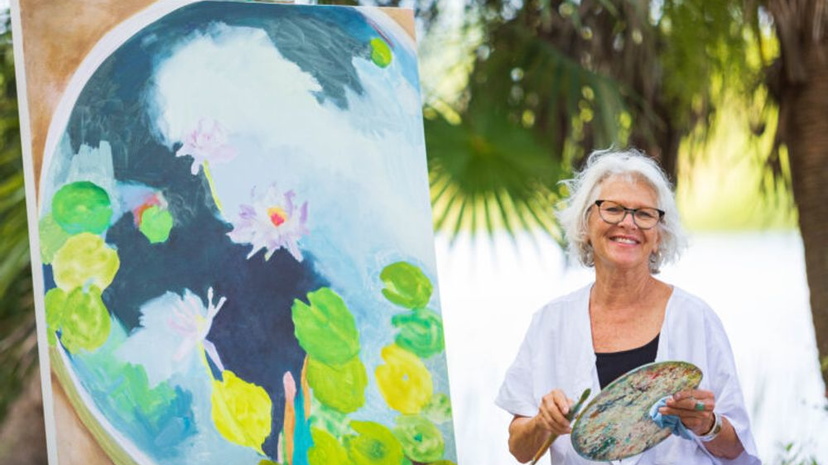 Christy Noonan Meditations on Waterlilies at the Naples Botanical Garden.jpg