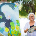 Christy Noonan Meditations on Waterlilies at the Naples Botanical Garden