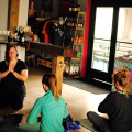Yoga and Wine Tasting with Kimmie Witchy Vibes and Witchy Wines