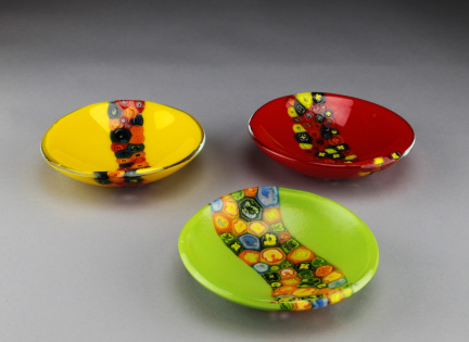 Make 2 Fused Glass Milifiori Bowls with Larry Pile - Makers Connect