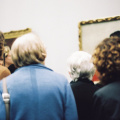 free-photo-of-people-looking-at-pictures-in-museum