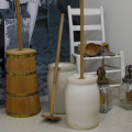 Pioneer Days Butter Making - Rogers Historical Museum.v2
