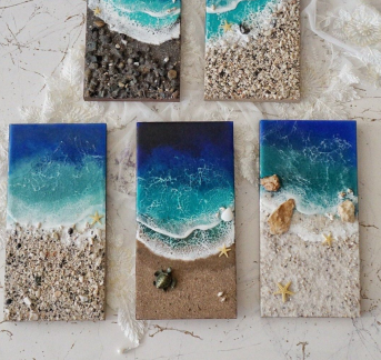 Resin Beach Art