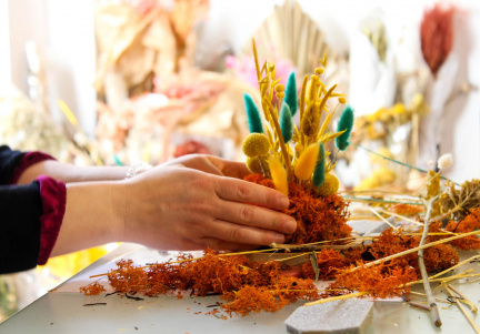 Workshop cloche floreale