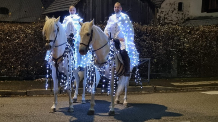 Eckwersheim Light Trails Christmas Market
