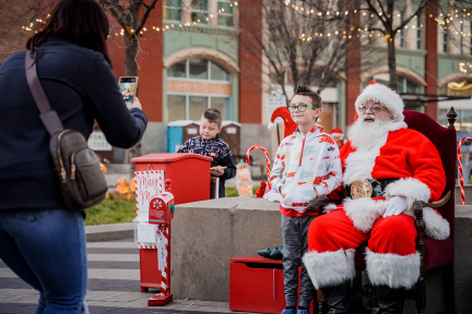 Santa's Landing at the Lincoln North Pole