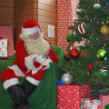 Santa on the Farm