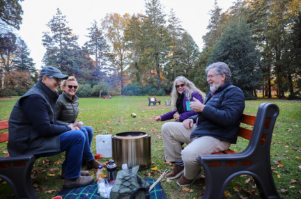 Cozy Autumn Fires and Tasty Treats