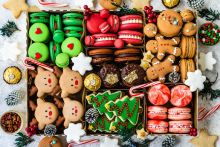 christmas-macarons