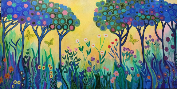 Many Shades of Trees Exhibition by Tina Mostov