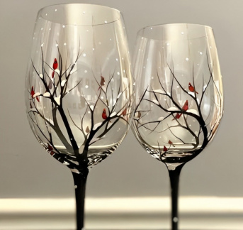 Glassware Painting