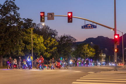 Riverside Electric Light Parade Monthly Ride