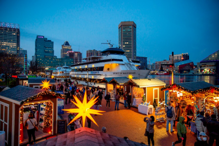 Christmas Village in Baltimore