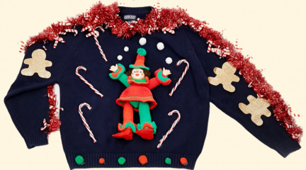 Ugly Holiday Sweater Fridays