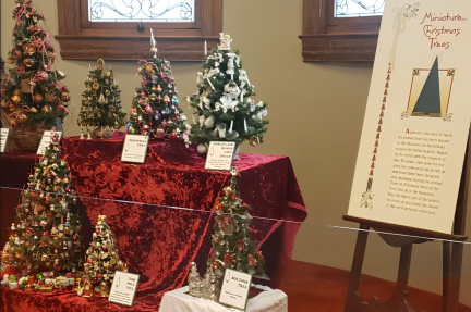Miniature Christmas Trees Exhibit