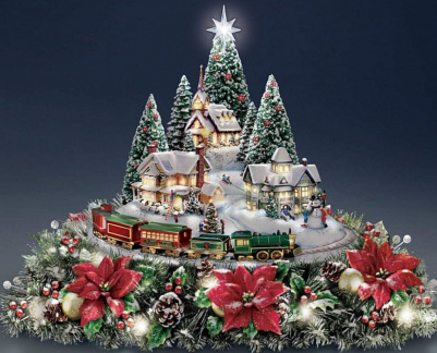 Christmas-Village-Floral-Centerpiece-with-Lights-Music-and-Motion--1024x826