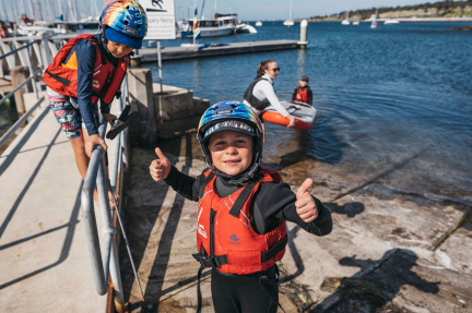 Summer Holidays Kids Learn To Sail