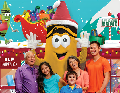 Colorful Christmas - Crayola Experience Plano enhanced