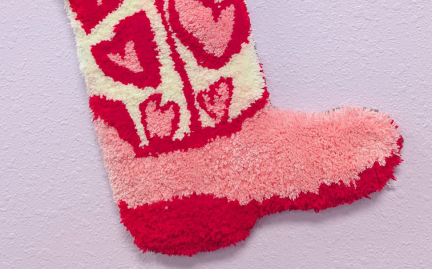 Yeehaw &amp; Yarn Rug Tufting Cowgirl Boots Workshop