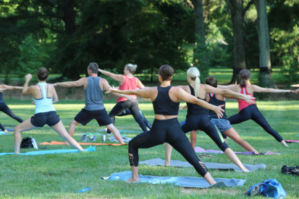 Yoga on the Lawn