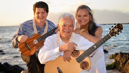Keola Beamer &amp; Jeff Peterson with Moanalani Beamer