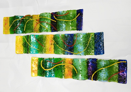 Fused Glass Triptych