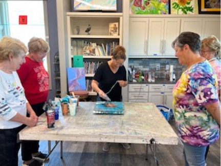 Acrylic Fluid Art w Vanessa Spittler