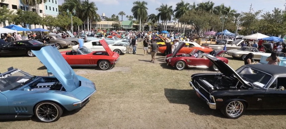 Muscle on the Beach Car Show