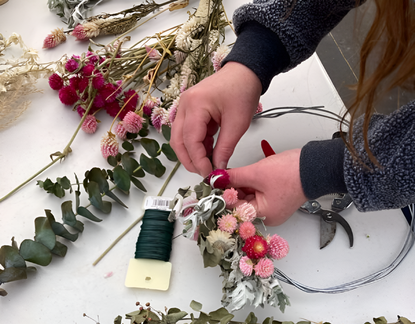 Dried Flower Wreath Workshop enhanced
