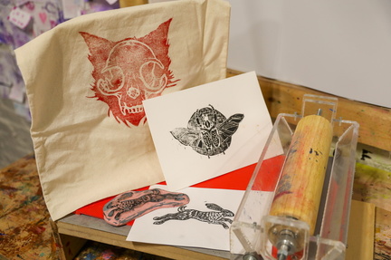 Lino Cut Printmaking