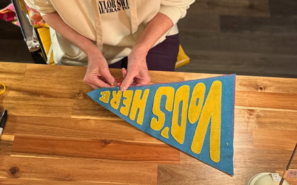 Felt Pennant Banner Workshop