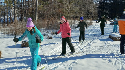 Snowshoeing