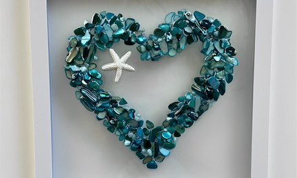 Sandy Hearts on Glass Workshop
