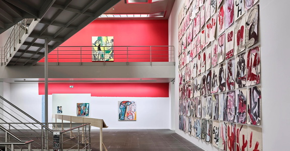 Ausstellungsrundgang- Amy Sillman. Oh, Clock!