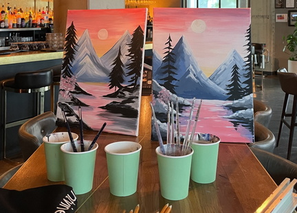 Bob Ross Sunset