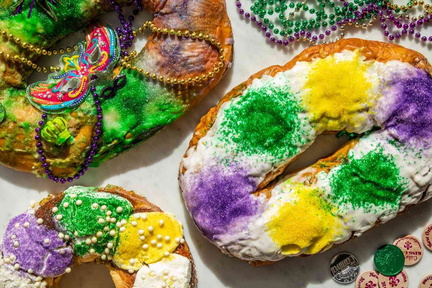 King Cake Tasting &amp; Food Drive
