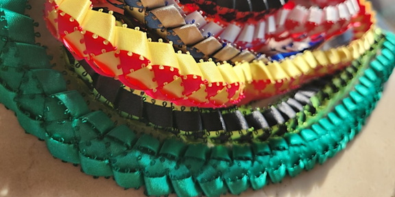 Hawaiian Ribbon Lei Making