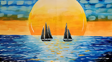 Couple's Duet  Sunset Sail