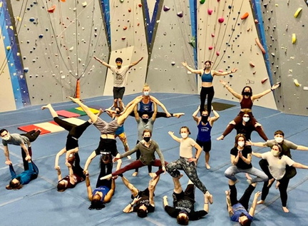 Acro Yoga Valentines Party