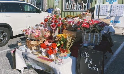 Little Miss Lovely Valentine's Day Flower Pop Up Shop