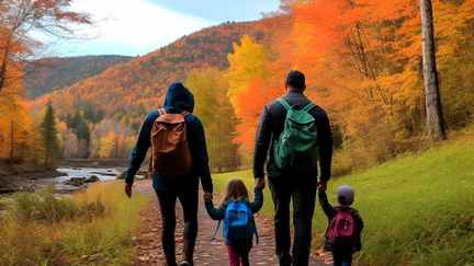 family walk