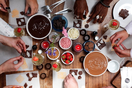 tea chocolate worshop