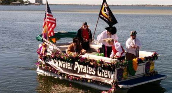 Pirates of Lost Treasure Flotilla Boat Parade
