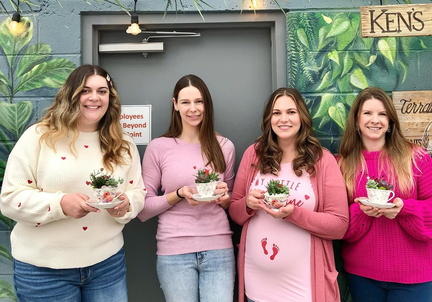Galentine's Succulent Tea Party
