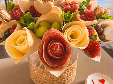 A Charcuterie Bouquet Workshop