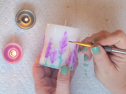 Candle Painting Painting with Wax