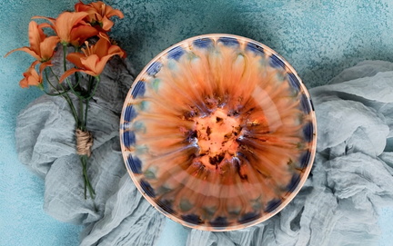 Stoneware Peacock Bowl Workshop