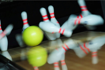 Cosmic bowling