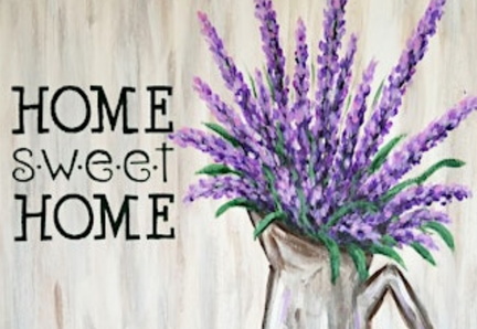 Spring Lavender Paint Night